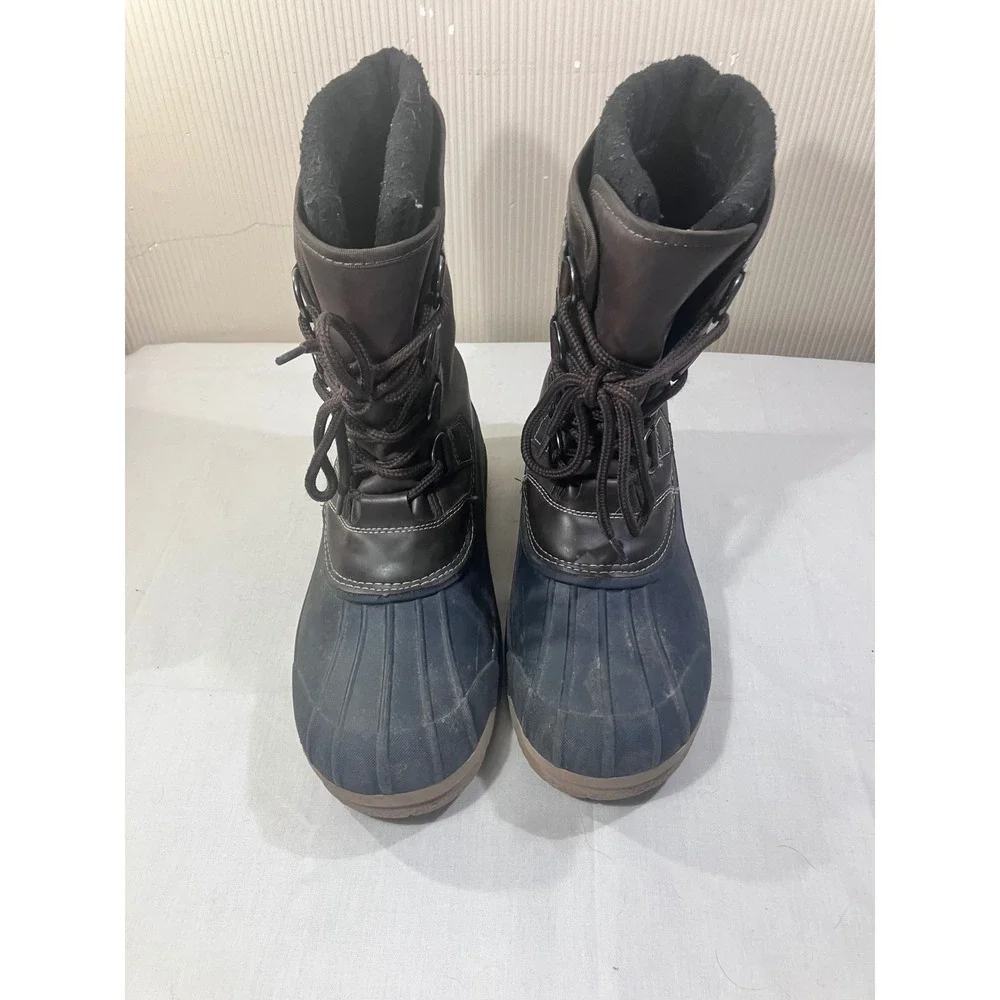 Herman Survivors Mens Brown Insulated Winter Snow Duck Boots MNHS46DP003 Size‎ 9